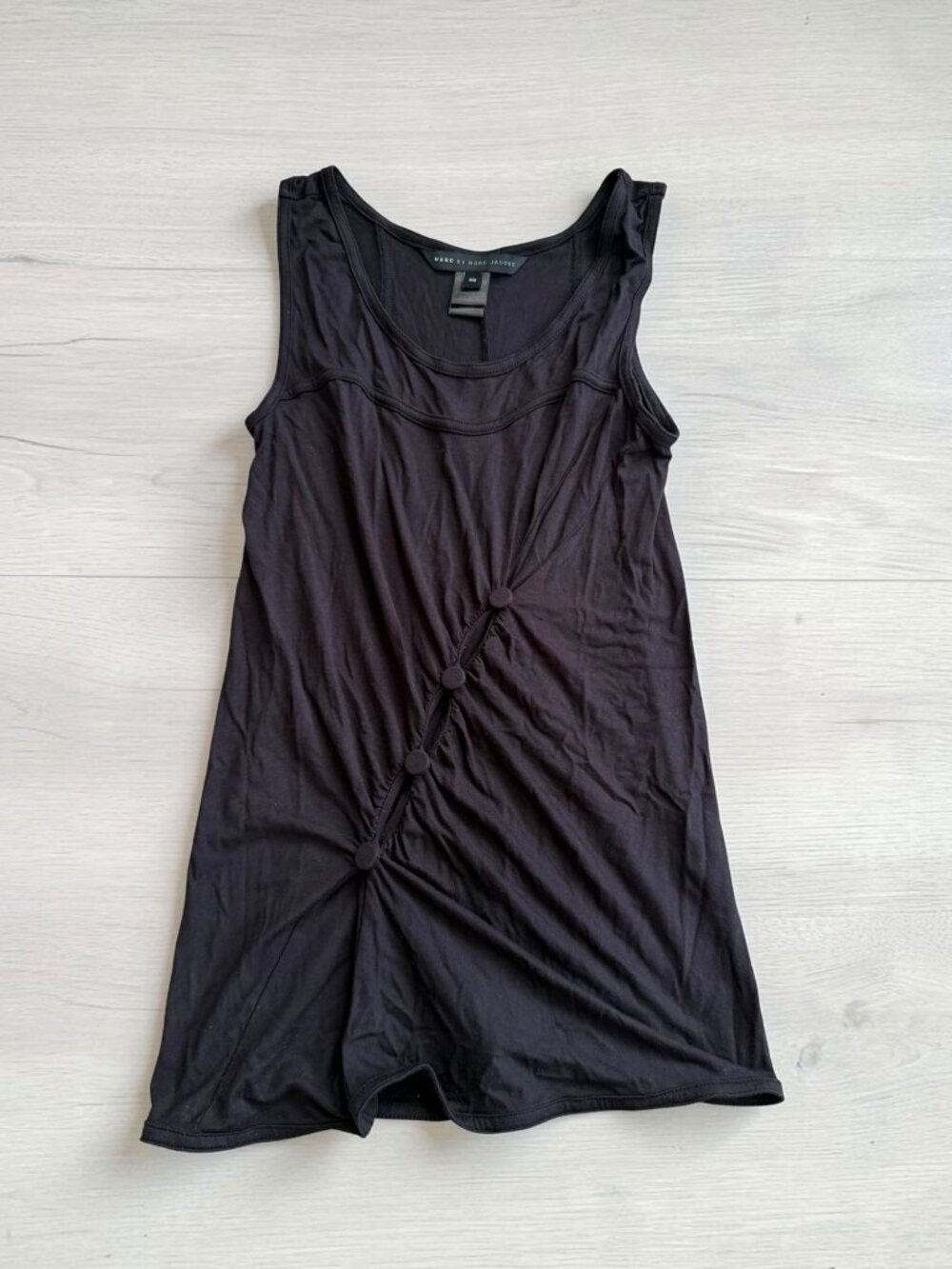 MARC BY MARC JACOBS Black Button Down Tank Top Size XS